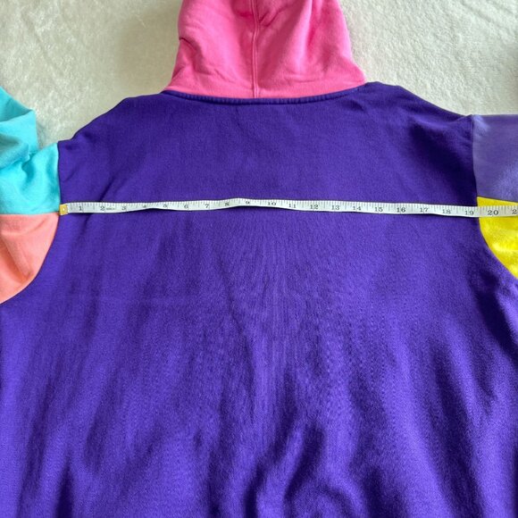 Karl Jacobs Enchantment Hoodie Mens M Purple Multi Colorblock Gamer Streetwear‎ - Picture 11 of 16